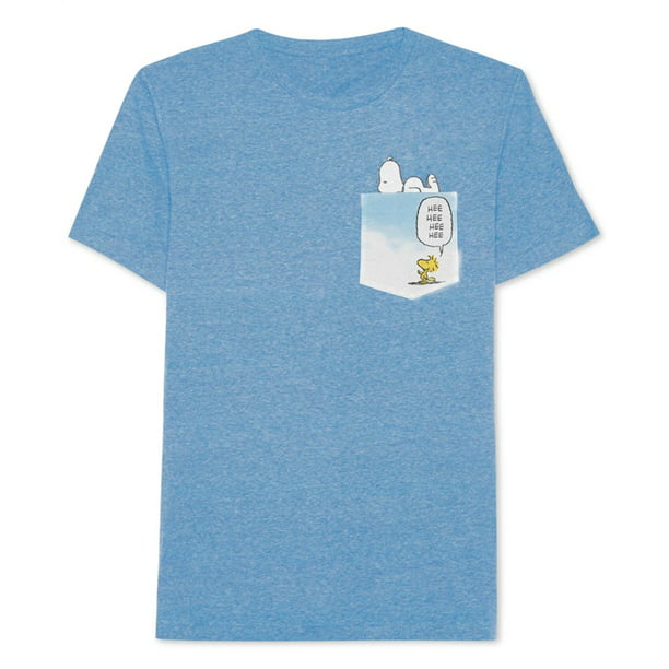 Joke Gift For Him Snoopy Woodstock Funny Men Printed T-shirt